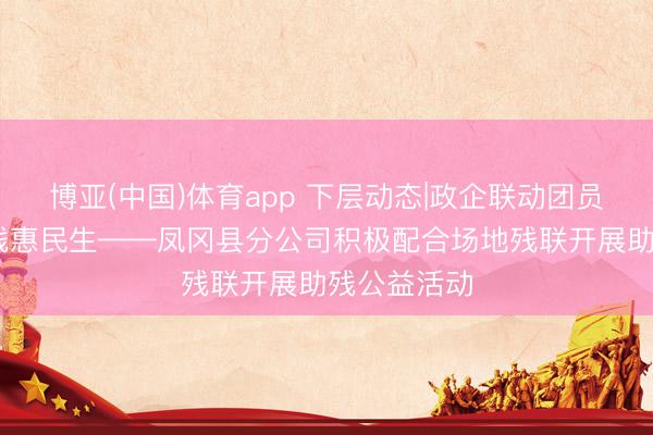博亚(中国)体育app 下层动态|政企联动团员力 广电助残惠民生——凤冈县分公司积极配合场地残联开展助残公益活动