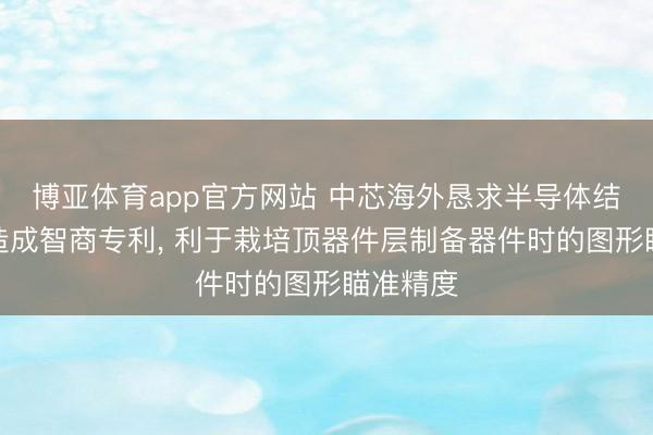 博亚体育app官方网站 中芯海外恳求半导体结构过头造成智商专利， 利于栽培顶器件层制备器件时的图形瞄准精度